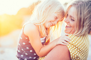 mother loves daughter